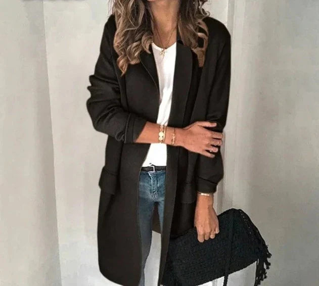EB | Elegante Kragen Lang Weste