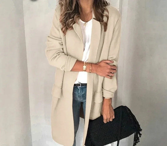 EB | Elegante Kragen Lang Weste