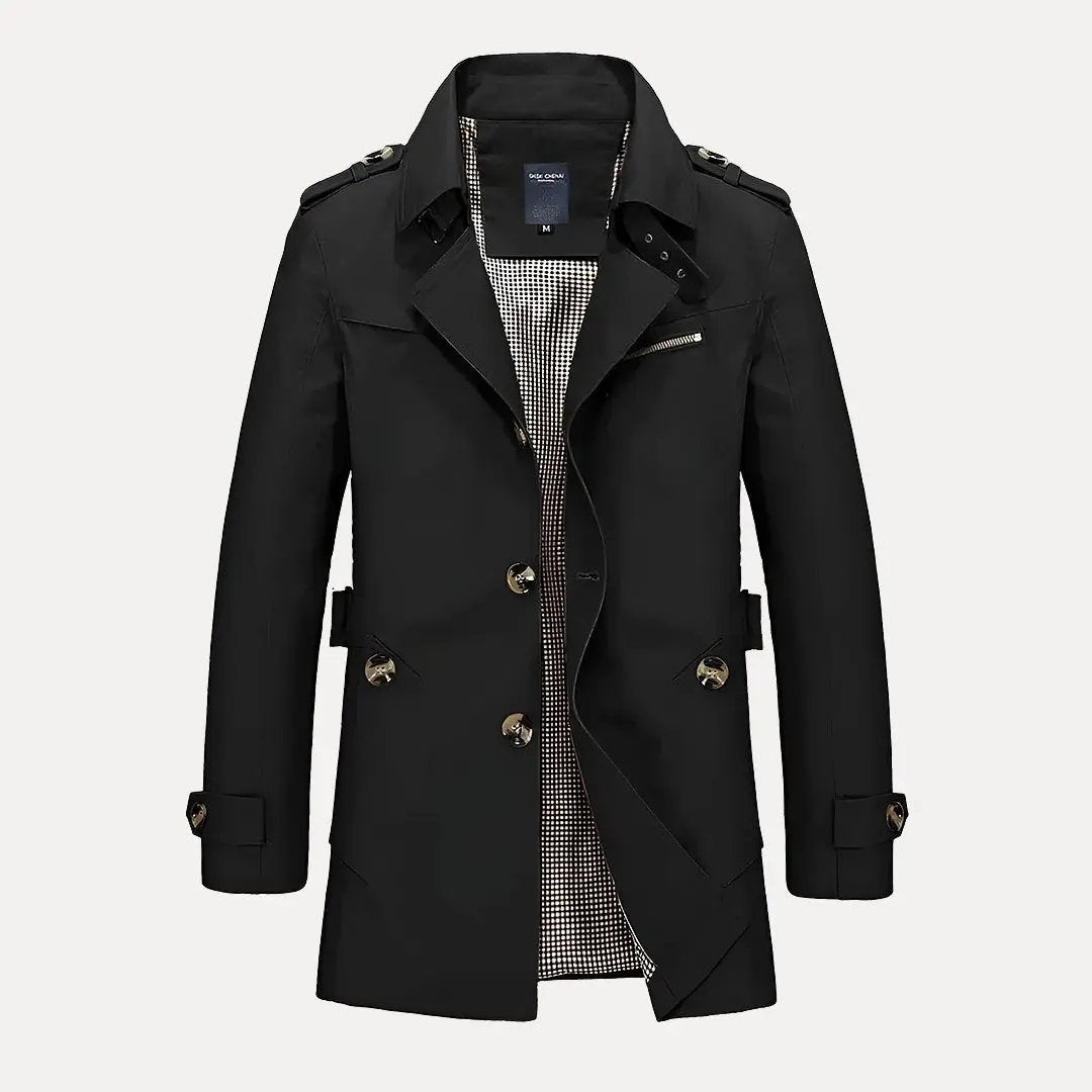 EB | Flip Kragen Trenchcoat