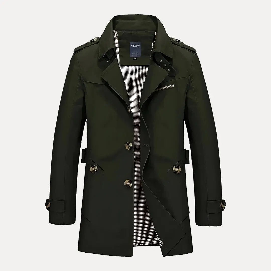 EB | Flip Kragen Trenchcoat