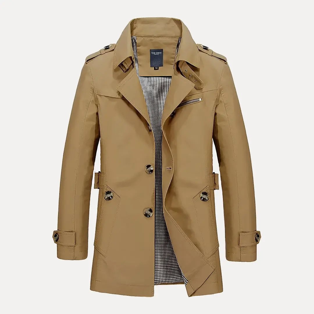 EB | Flip Kragen Trenchcoat