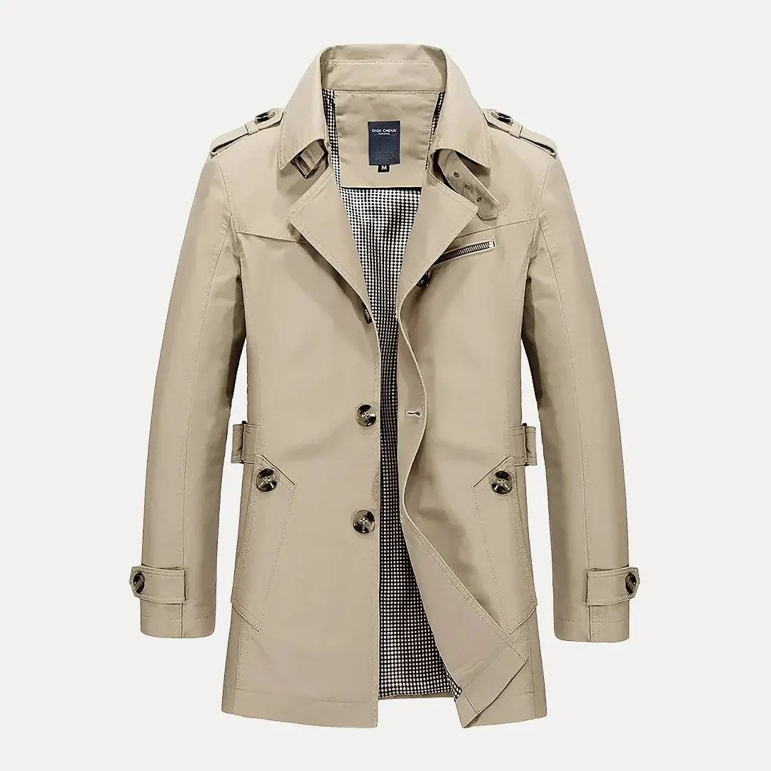 EB | Flip Kragen Trenchcoat