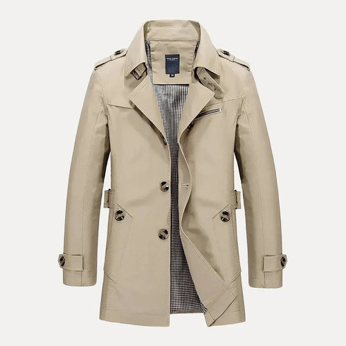 EB | Flip Kragen Trenchcoat