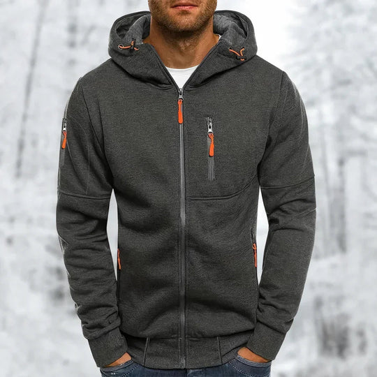 EB | Gemütliche Hoodie-Jacke mit Einem Eleganten City-Look