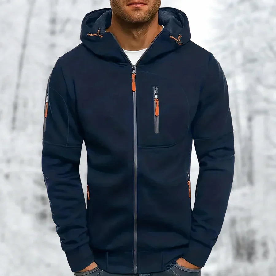 EB | Gemütliche Hoodie-Jacke mit Einem Eleganten City-Look