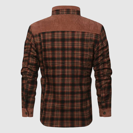 EB | Karierte Sherpa Outdoor Jacke