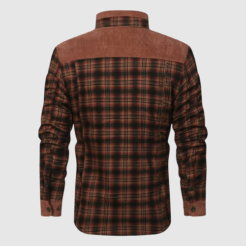 EB | Karierte Sherpa Outdoor Jacke