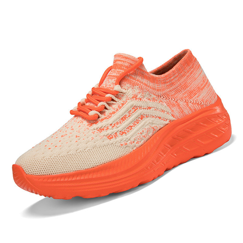 Damen Sportliche Laufschuhe mit atmungsaktivem Strick-Obermaterial und flexibler Sohle EB