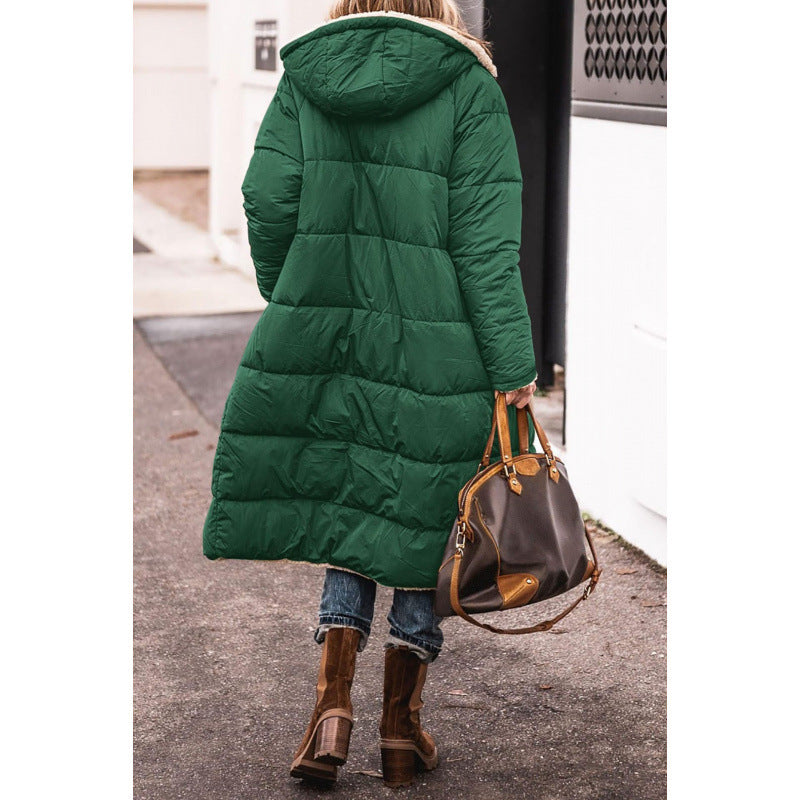 EB | Langer Gesteppter Puffer-Mantel