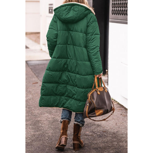 EB | Langer Gesteppter Puffer-Mantel