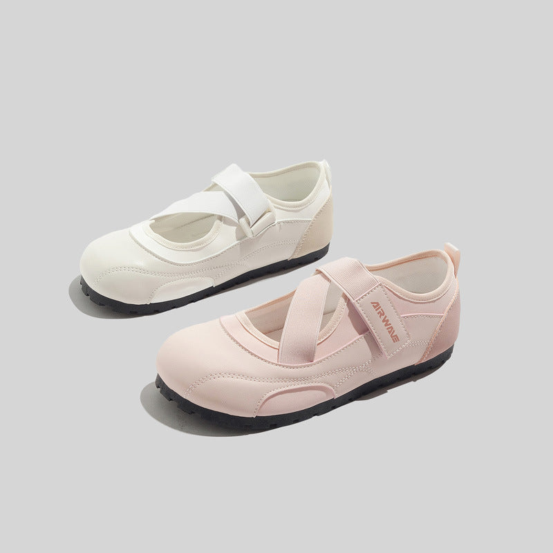 Damen Sportliche Freizeitschuhe mit elastischem Riemen und rutschfester Sohle EB