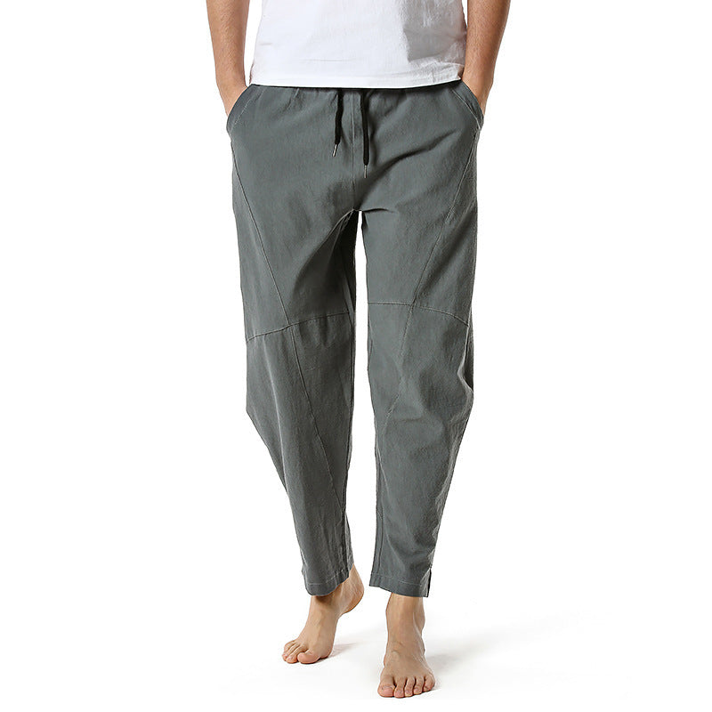 Herren moderne Freizeit-Hose mit elastischem Bund und praktischen Seitentaschen EB