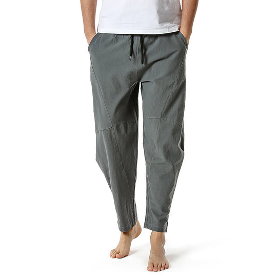 Herren moderne Freizeit-Hose mit elastischem Bund und praktischen Seitentaschen EB