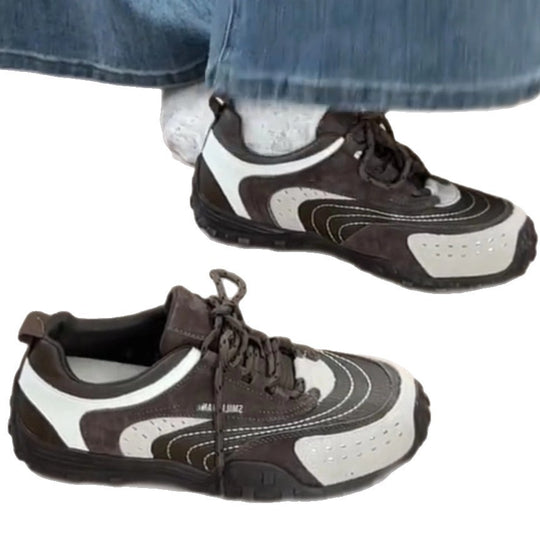 Damen Sportliche Sneakers mit einzigartigem Profil und atmungsaktiver Obermaterialstruktur EB