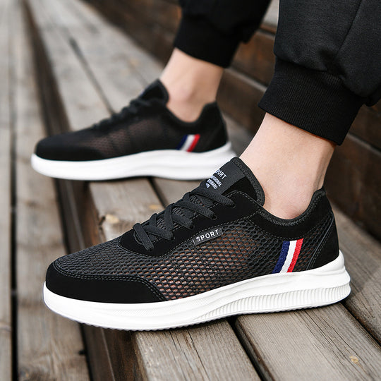 Damen Sportliche Lauf-Sneaker mit atmungsaktivem Obermaterial und flexiblem Dämpfungssystem EB