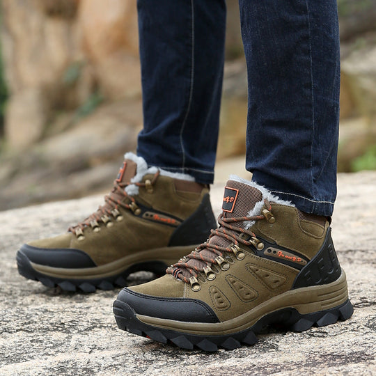Damen wasserdichte Winterstiefel mit isolierendem Warmfutter und rutschfester Sohle EB