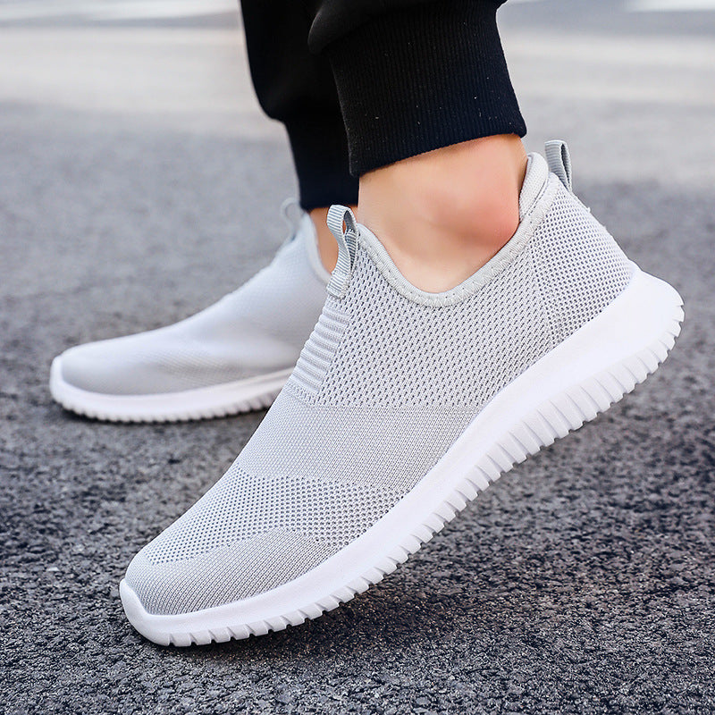 Damen Bequeme und flexible Slip-On Sneakers mit atmungsaktivem Obermaterial EB