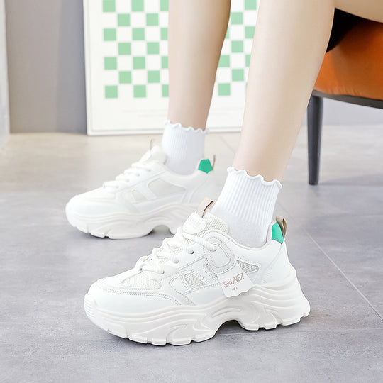 Damen Sportliche Chunky Sneakers mit ergonomischem Profil und rutschfester Sohle EB