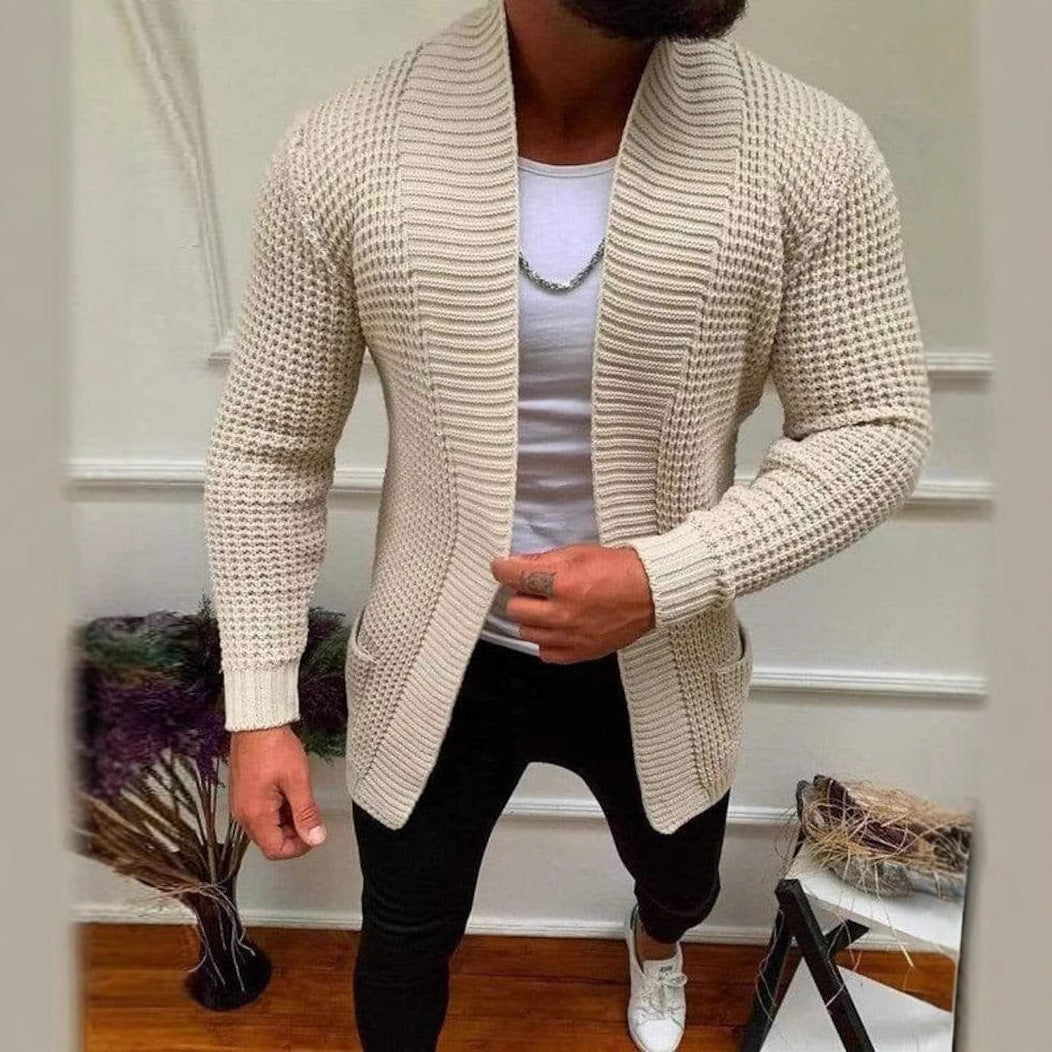 Herren Strickjacke mit modernem Schnitt EB