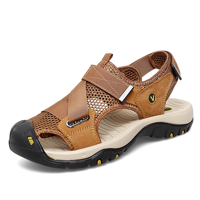 Herren Outdoor Sandalen mit rutschfester Sohle und verstellbarem Riemensystem EB