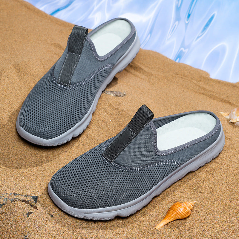 Damen nan leichte Schnelltrocknende Strand- und Pool-Slipper aus atmungsaktivem Wabenmesh mit flexibler profilierter Leichtsohle EB