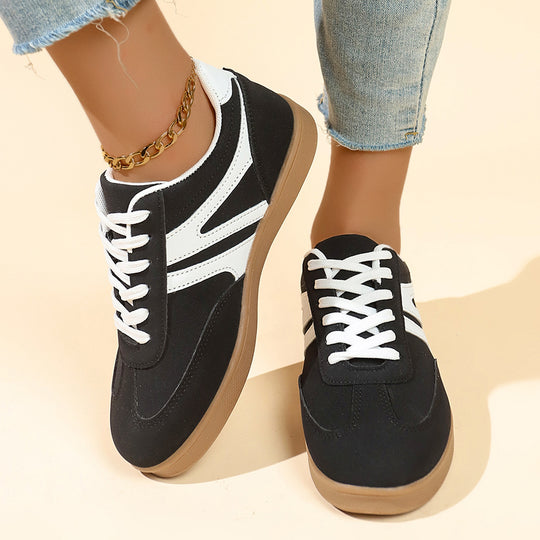 Damen sportliche Freizeitsneaker mit rutschfester Laufsohle und atmungsaktivem Obermaterial EB