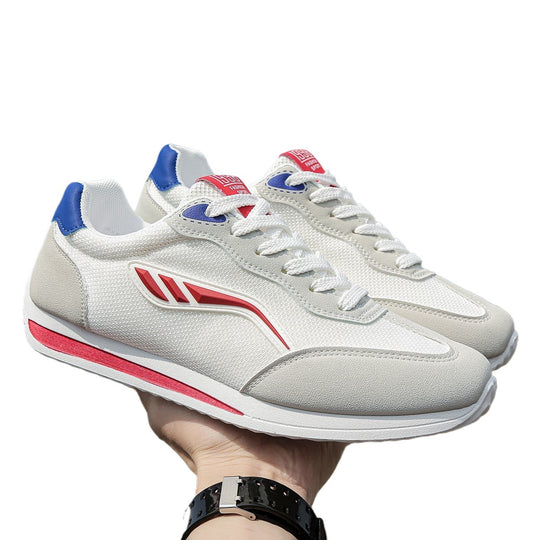 Damen Sportliche Freizeitsneaker mit atmungsaktiver Oberflächenstruktur und rutschfester Laufsohle EB