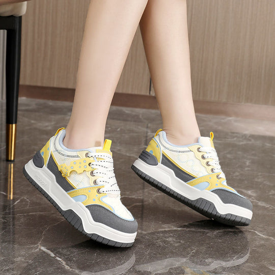 Damen Sportliche Sneaker mit komfortabler Dämpfung und atmungsaktiver Obermaterialstruktur EB