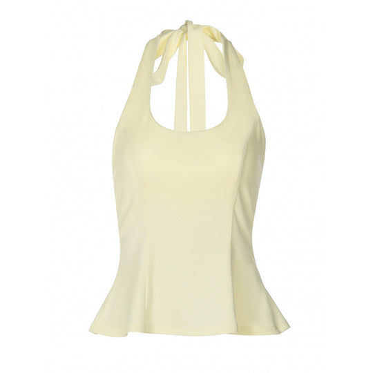 Damen Top mit Peephole-Ausschnitt und figurbetonendem Schnitt EB