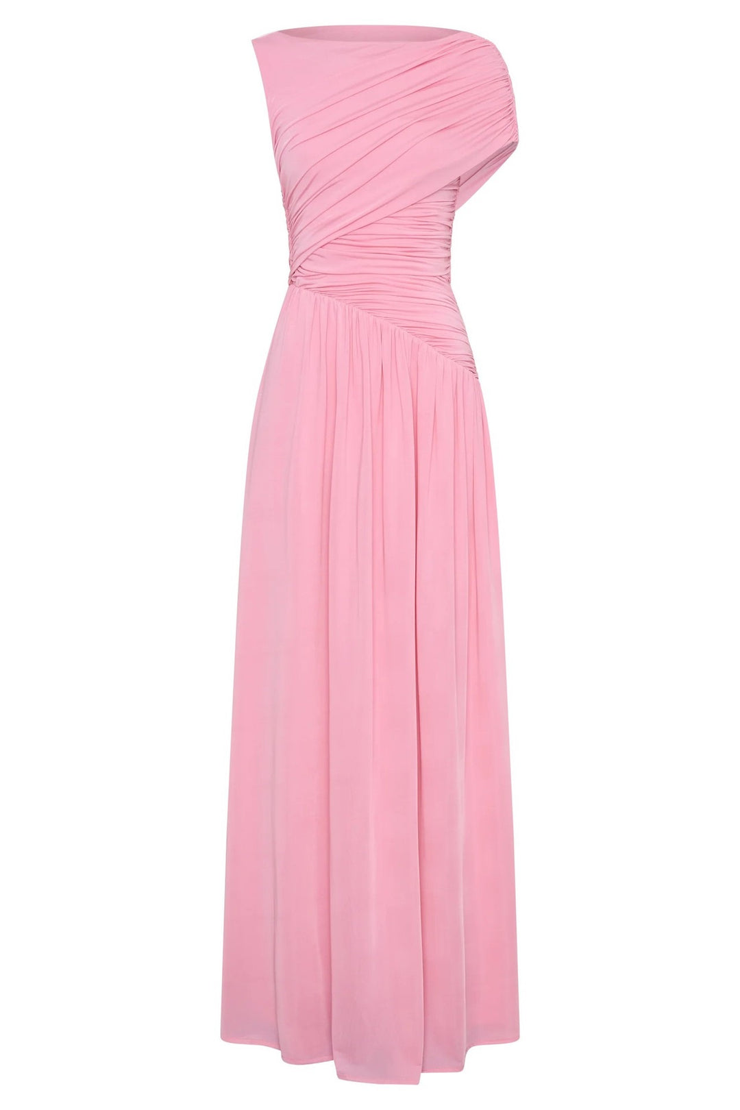 Damen Elegantes Abendkleid mit asymmetrischen Rüschendetails EB