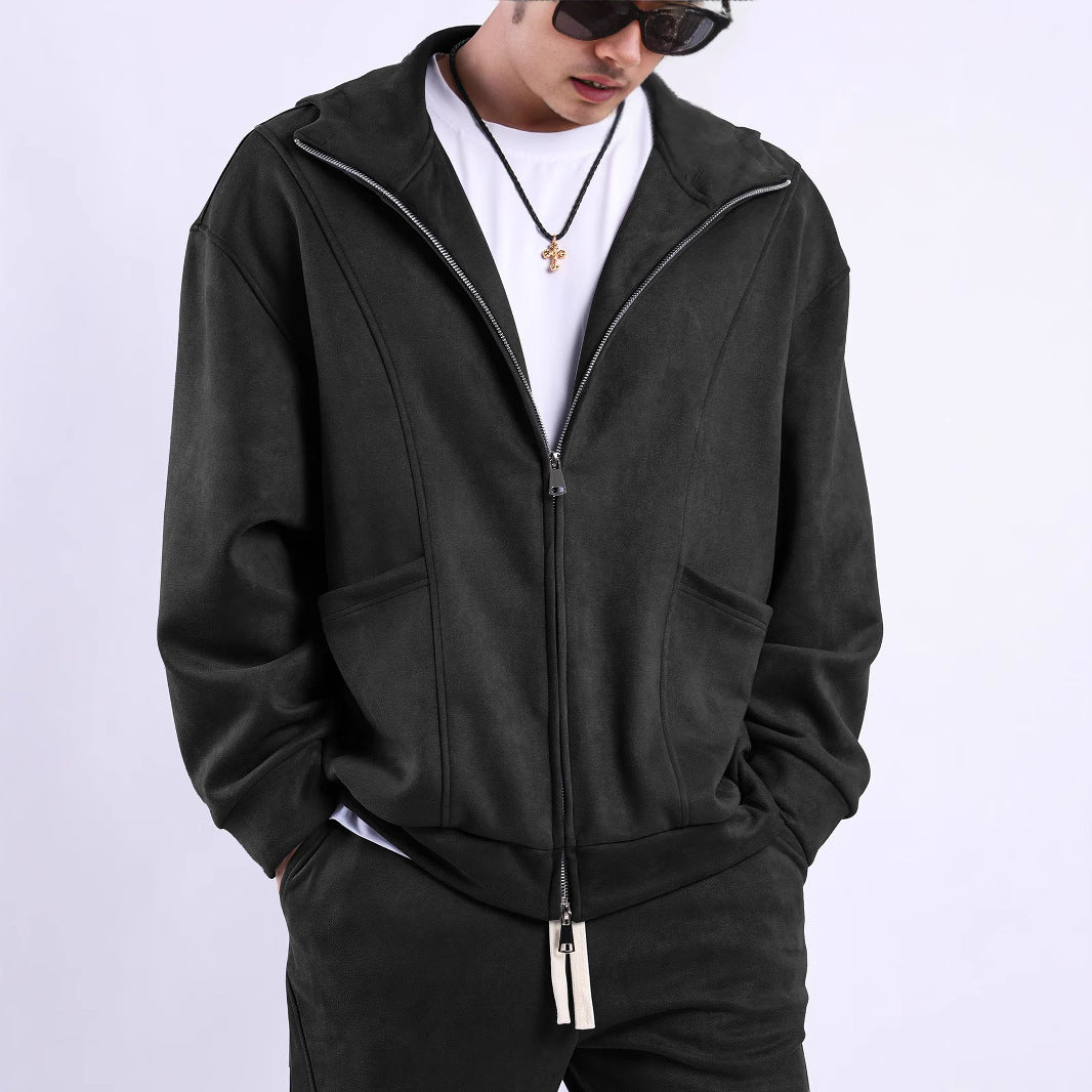 Herren Fleecejacke mit ergonomischem Schnitt und praktischen Taschen EB