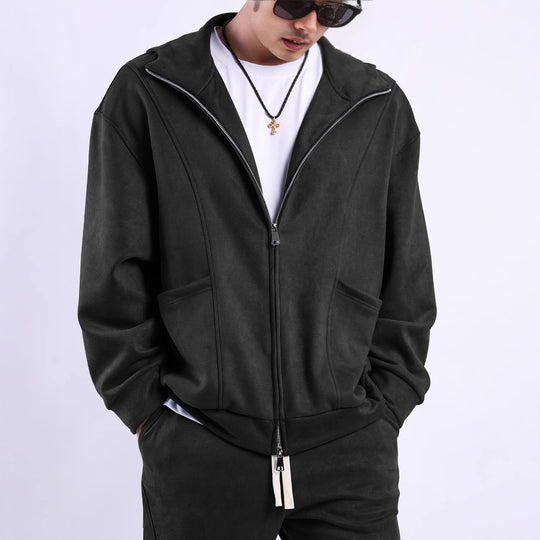 Herren Fleecejacke mit ergonomischem Schnitt und praktischen Taschen EB