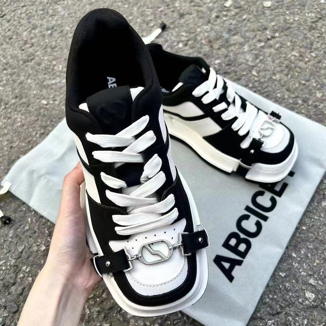 Damen Sneakers mit modischem Schnallenverschluss und innovativem Sohlenprofil EB