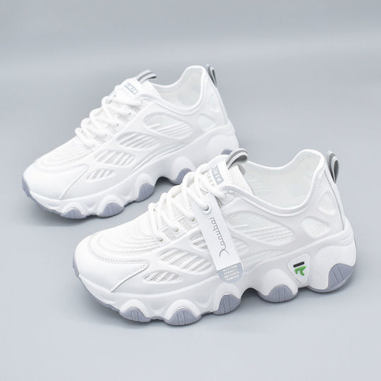 Damen Sportliche Lauf-Sneaker mit atmungsaktivem Mesh-Obermaterial und stoßdämpfender Sohle EB