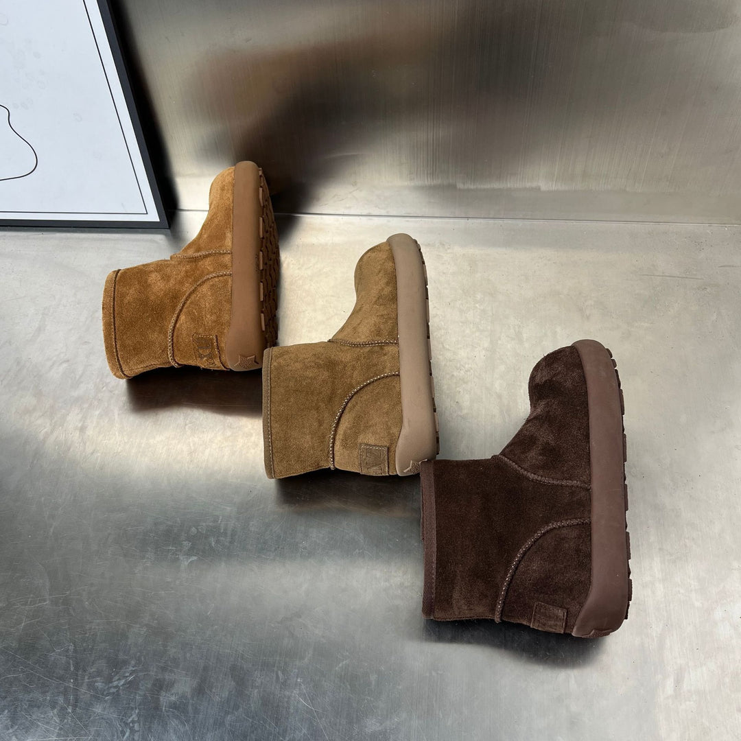 Damen kuschelige und warme Winterstiefel mit weichem Innenfutter EB