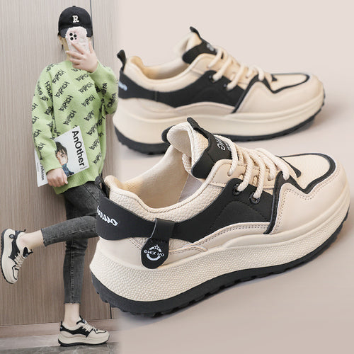 Damen Sportliche Chunky Sneakers mit atmungsaktivem Obermaterial und innovativer Dämpfung EB