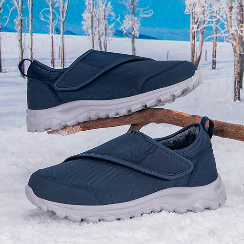 Damen Warmfutter Sneaker mit praktischem Klettverschluss EB