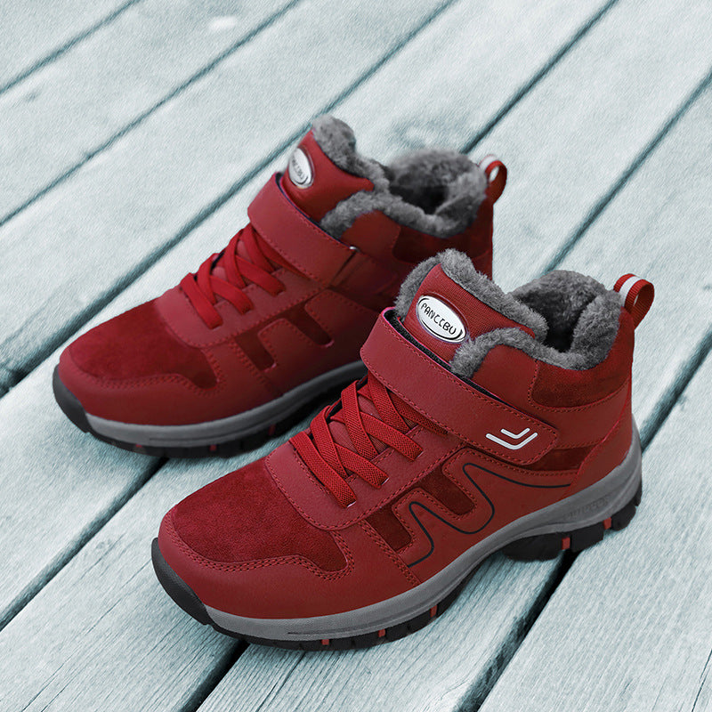 Damen Winterliche Trekkingstiefel mit rutschfester Sohle und isolierendem Futter EB