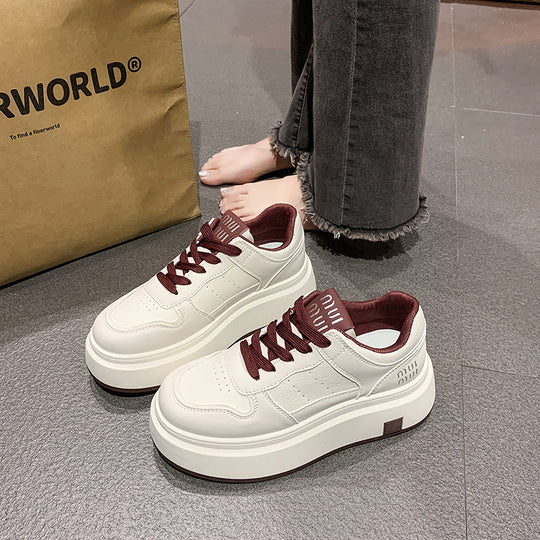 Damen Plateau-Sneaker mit ergonomischer Sohle und atmungsaktivem Obermaterial EB