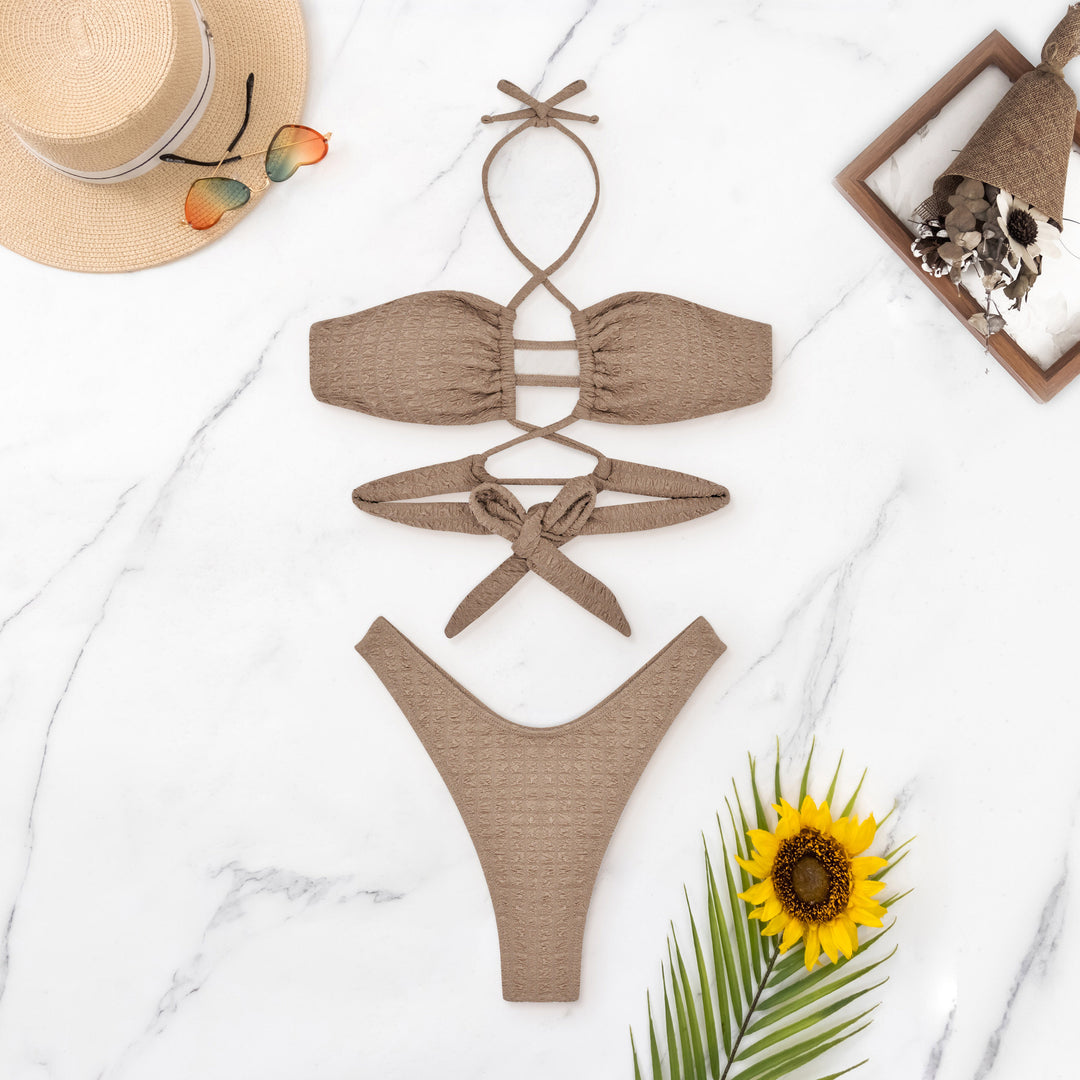 Damen Hochwertiger Bikini mit innovativer Kreuzband-Technologie EB