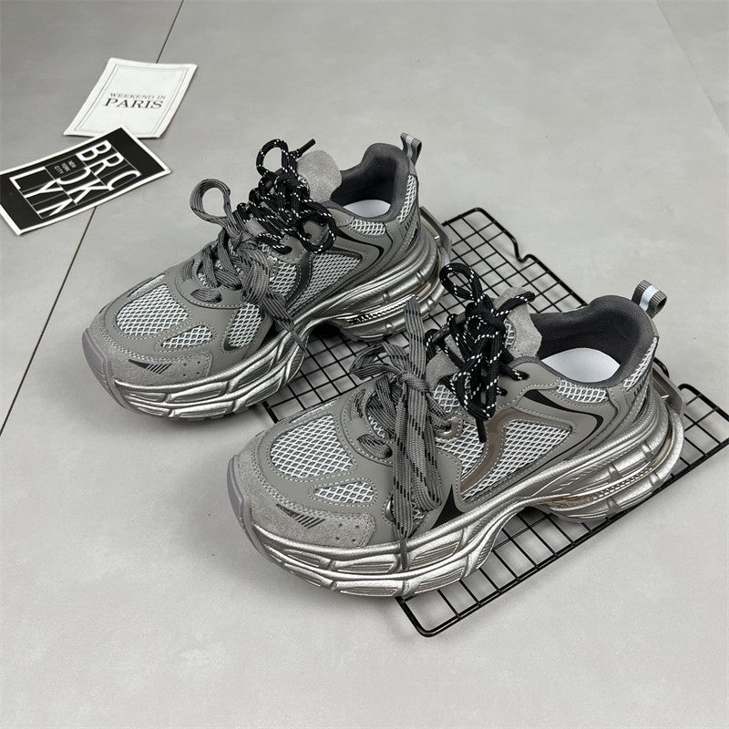 Damen Komfortable Sport Sneakers mit atmungsaktiver Membran und dämpfender Sohle EB