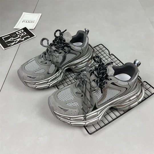 Damen Komfortable Sport Sneakers mit atmungsaktiver Membran und dämpfender Sohle EB