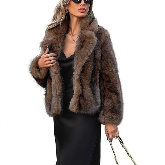 Damen Kunstpelzjacke EB