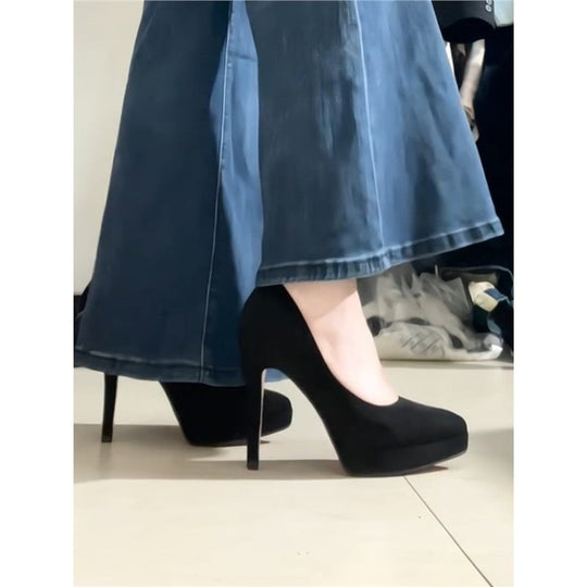 Damen Stiletto Pumps mit elegantem Zierdesign EB
