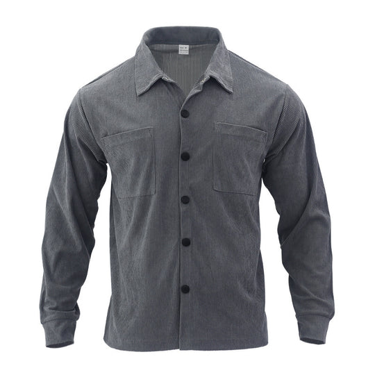 Herren Hochwertige Cordjacke mit praktischen Brusttaschen EB