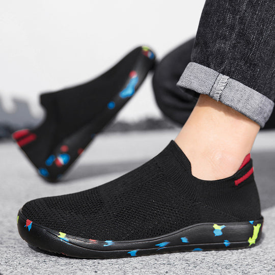 Damen Komfortable und luftdurchlässige Slip-On Sneakers EB