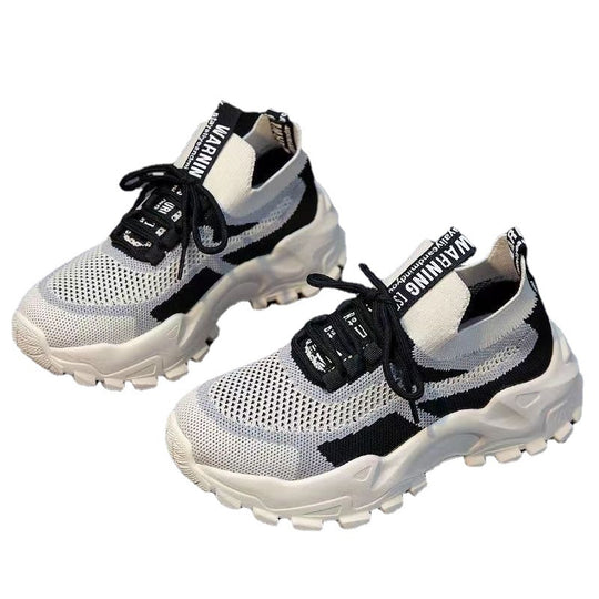 Damen Sportliche High-Performance Sneakers mit elastischem Einstieg und atmungsaktivem Obermaterial EB
