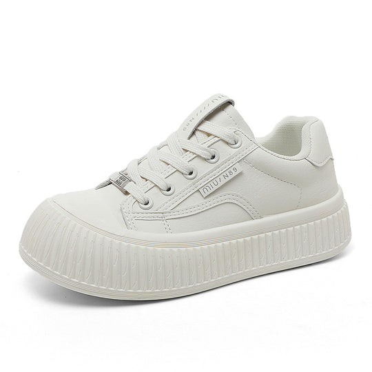 Damen Sportliche Plateau Sneakers mit rutschfester Sohle und atmungsaktivem Obermaterial EB