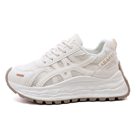 Damen Sneakers mit atmungsaktivem Mesh-Obermaterial und dämpfender Laufsohle EB