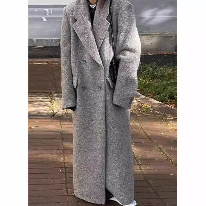 Damen Oversized Wollmantel EB